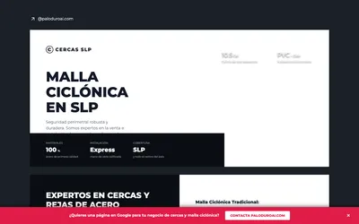 GENERA COTIZACIONES DE MALLA CICLÓNICA EN SAN LUIS POTOSÍ