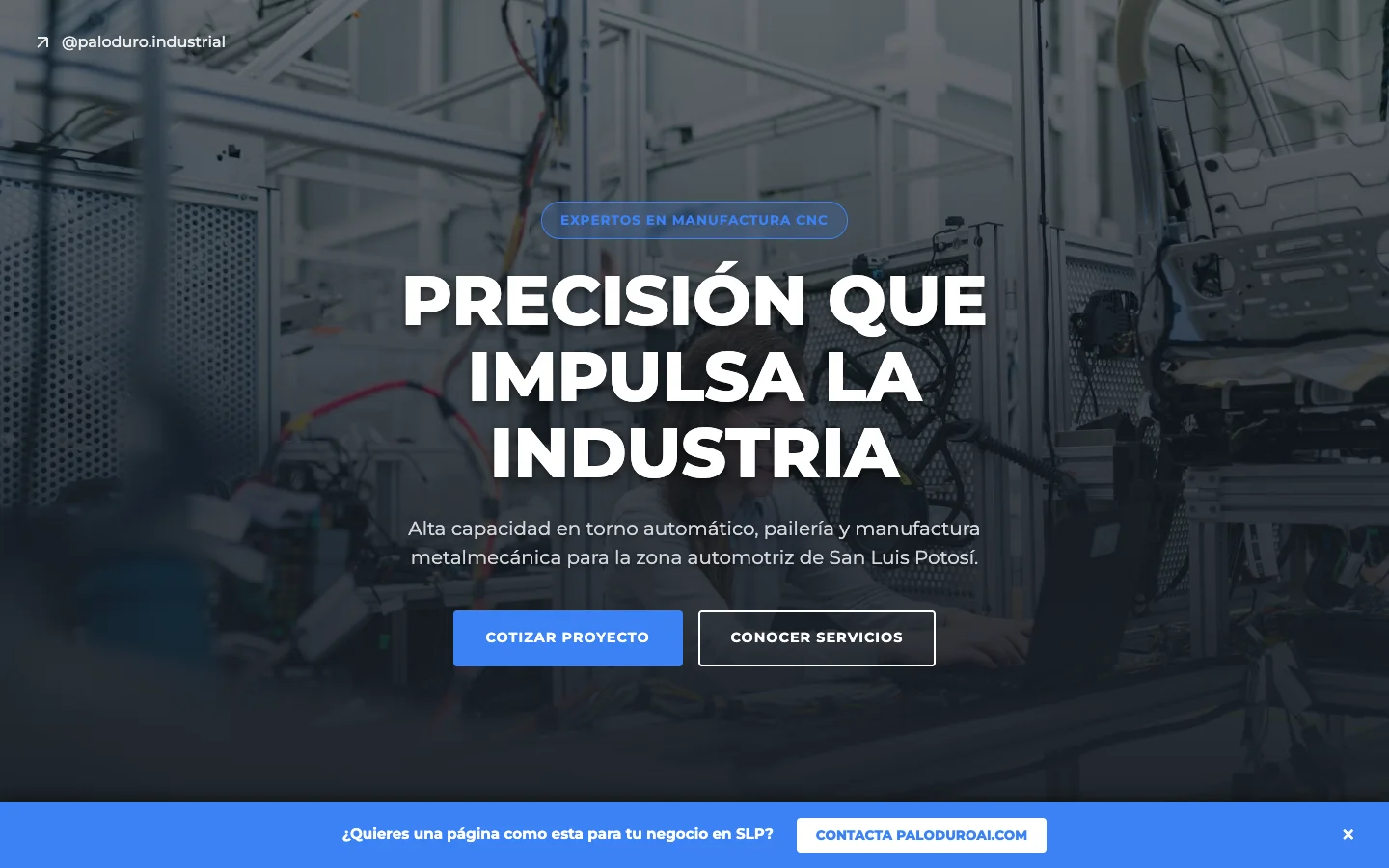 Demo: DOMINA LAS BÚSQUEDAS DE MAQUINADOS CNC EN SAN LUIS POTOSÍ