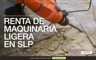 GENERA RENTAS DE MAQUINARIA LIGERA EN SAN LUIS POTOSÍ