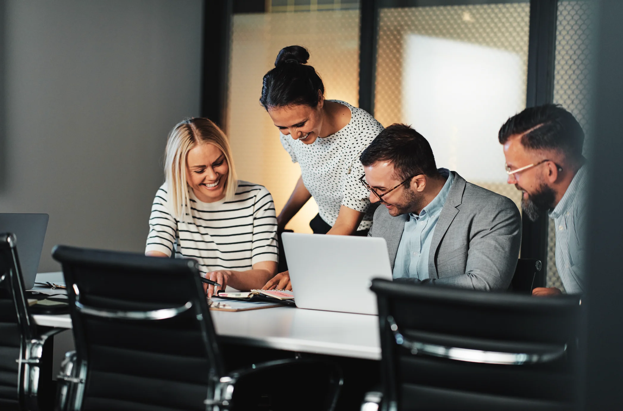 Dashboard de productividad y métricas empresariales